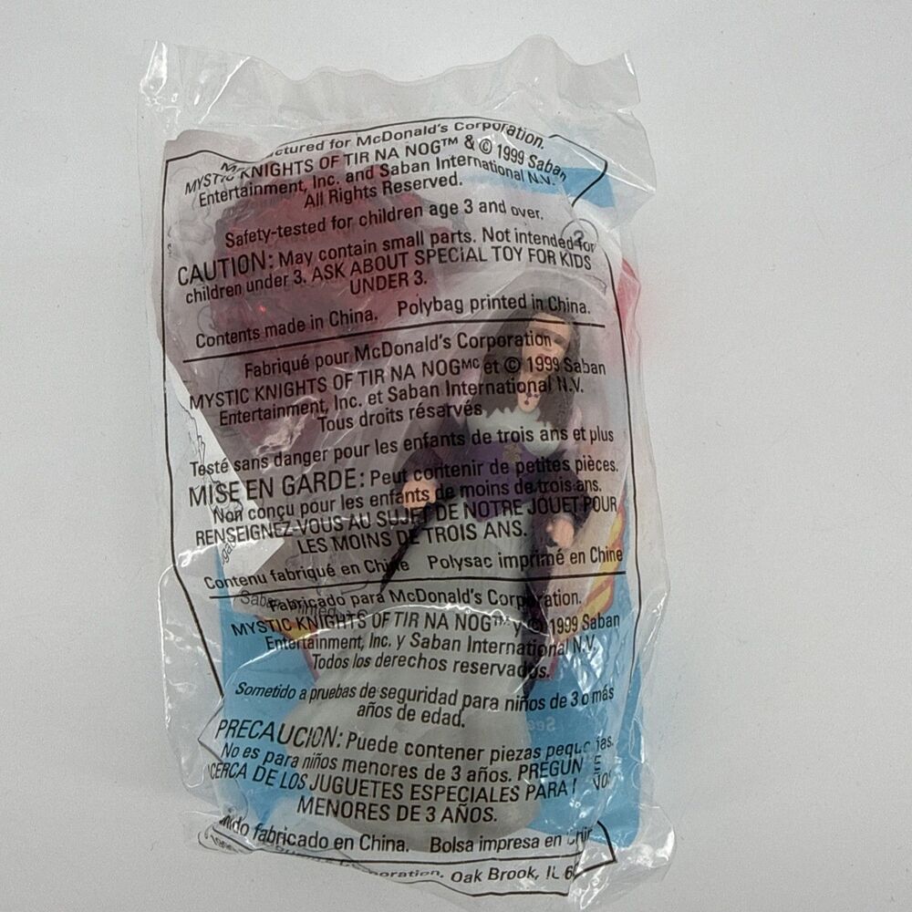 1999 McDonald's Toy NIP Queen Maeve The Mystic Knights Of Tir Na Nog